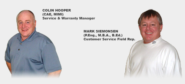 Colin Hooper and Mark Siemonsen -- American Bus Products Service Specialists!